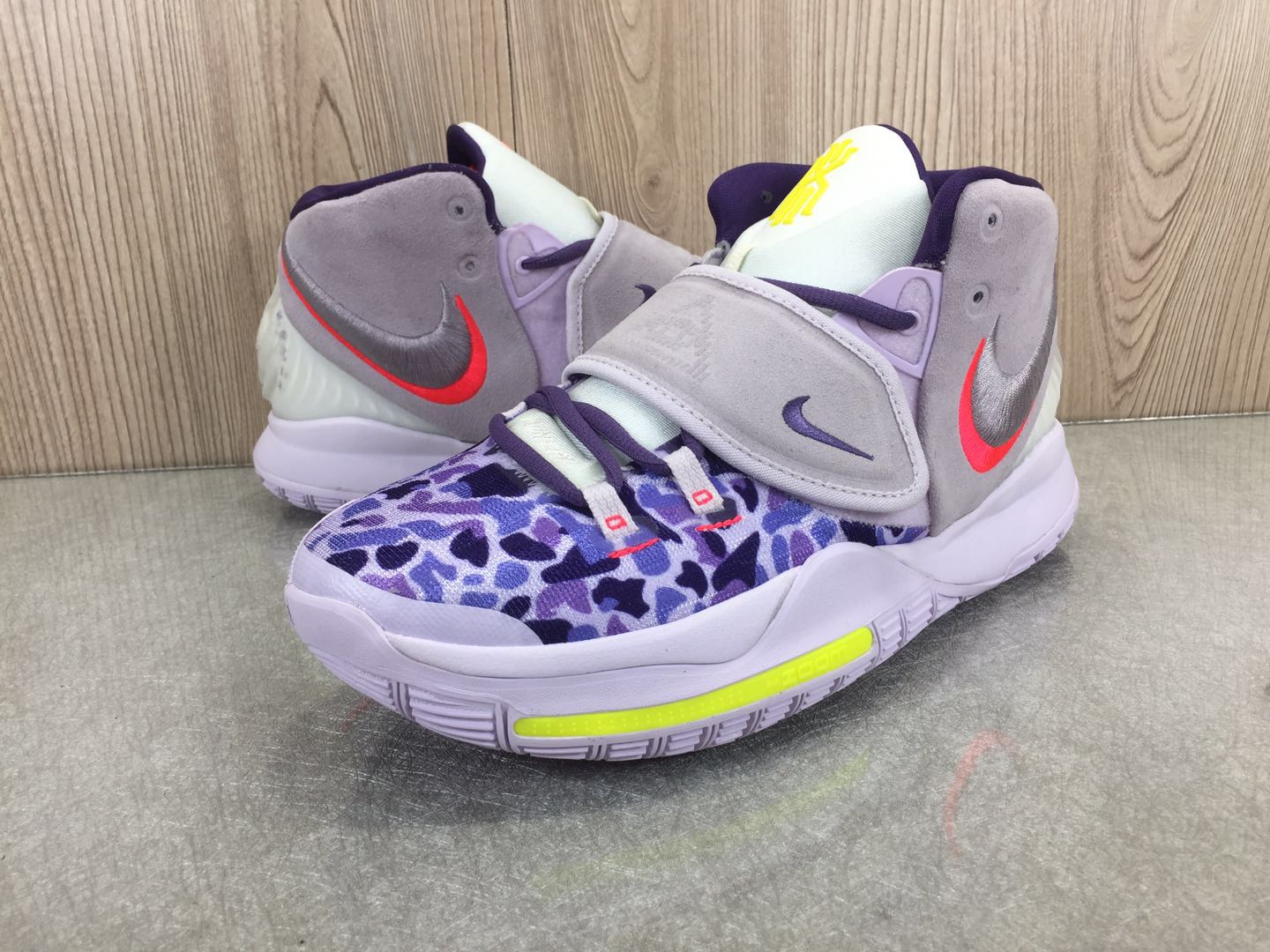 2020 Nike Kyrie Irving 6 Purple Pink Grey - Click Image to Close